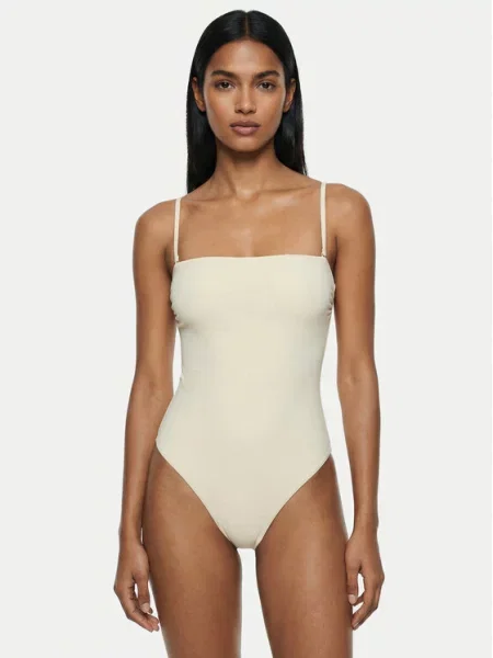 Calvin Klein Swimwear Μαγιό Εκρού