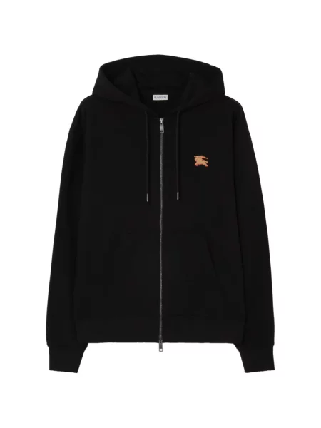 Hanorac cu glugă Burberry în carouri negru