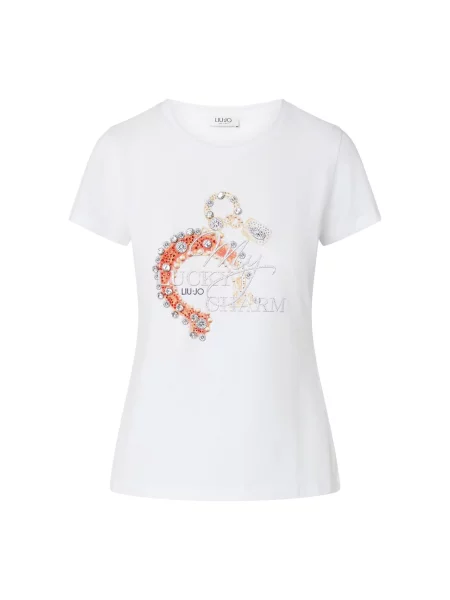 Liu Jo Tricou portocaliu alb