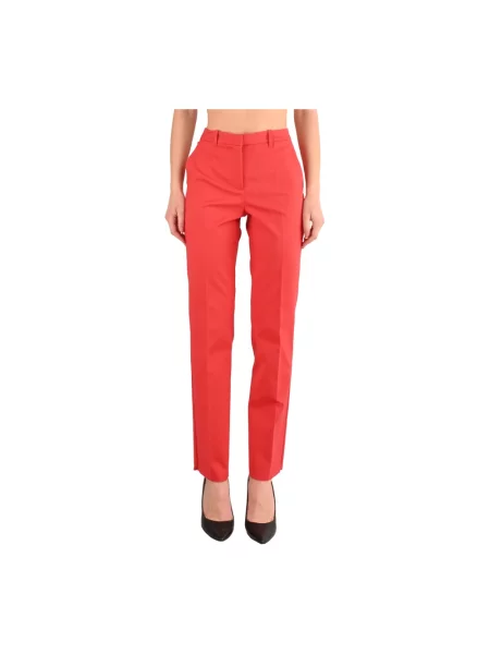 Spodnie Emporio Armani czerwone