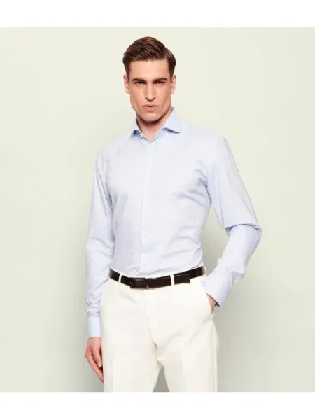BOSS BLACK Cămașă | stretch negru
