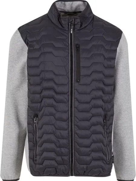 INDICODE JEANS Přechodná bunda Erlan tmavě modrá šedá