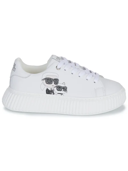 Pantofi copii Karl Lagerfeld alb