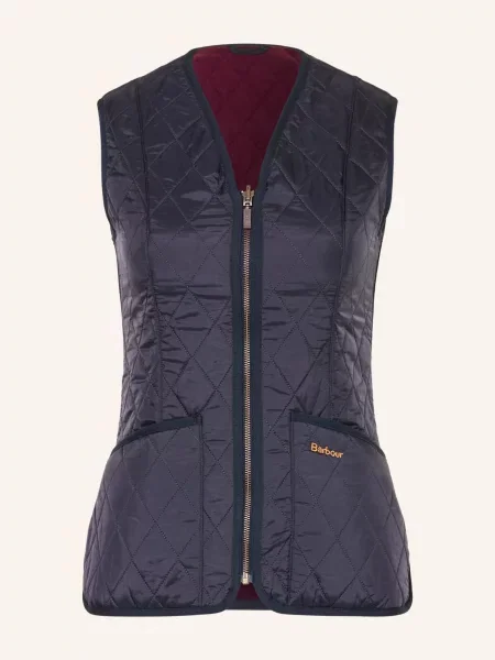 Barbour Prošívaná Vesta Betty tmavě modrá