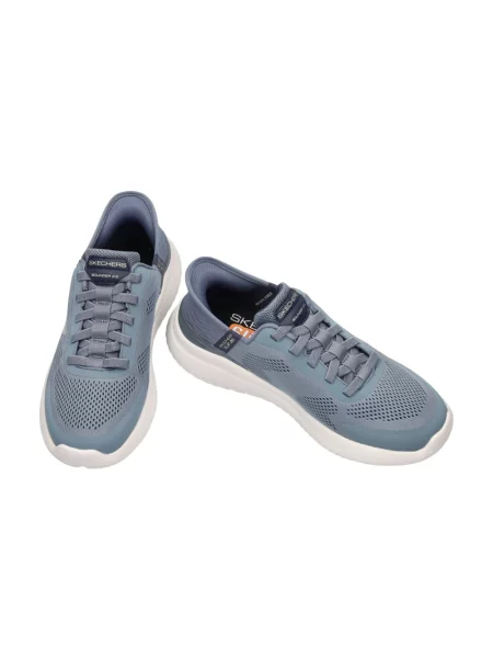 Sneakersy Skechers niebieskie