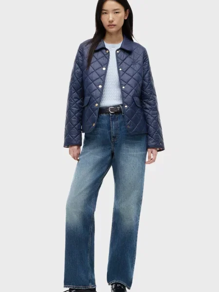 Стьобана куртка Tommy Hilfiger синя