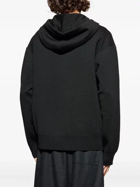 Hanorac cu glugă Loewe de lână negru