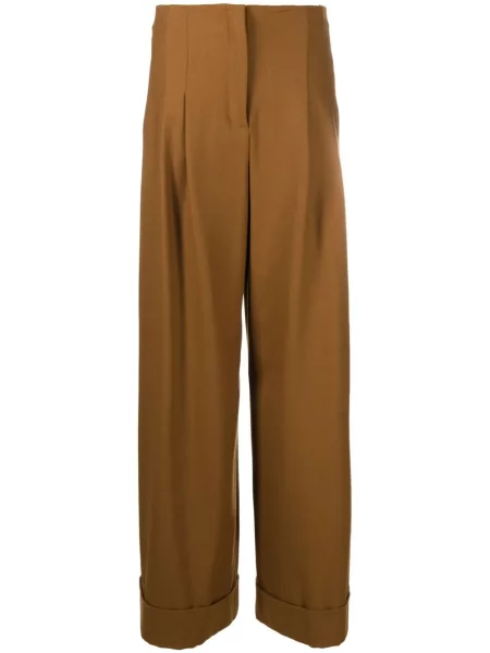 Pantaloni Alberta Ferretti maro