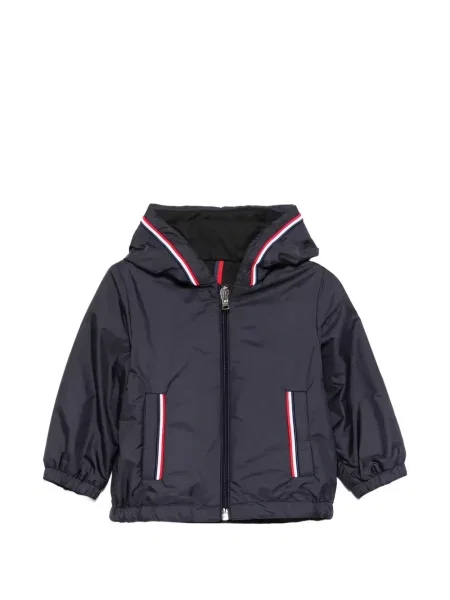 Kurtka dziecięca Moncler Enfant niebieska