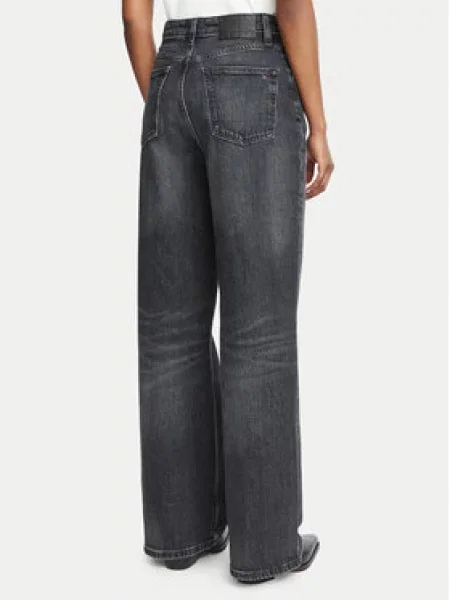 Tommy Jeans Jeans hlače Claire Wide Leg črna