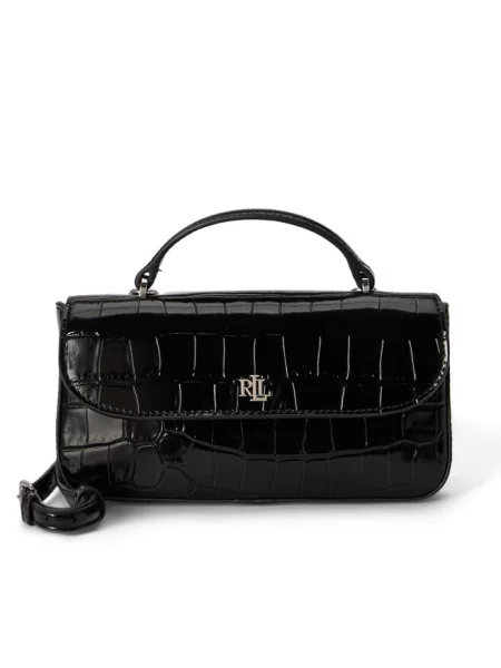 Lauren Ralph Lauren kopertówka skórzana czarna