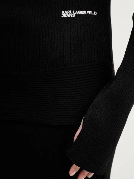 Легкий свитер Karl Lagerfeld Jeans черный