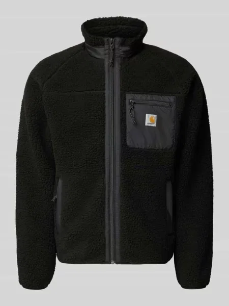 Kurtka z polaru z kieszenią na piersi model ‘PRENTIS LINER’ Carhartt Work In Progress czarna