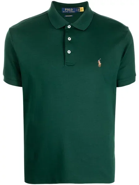 Siuvinėtos polo marškinėliai Polo Ralph Lauren žalia