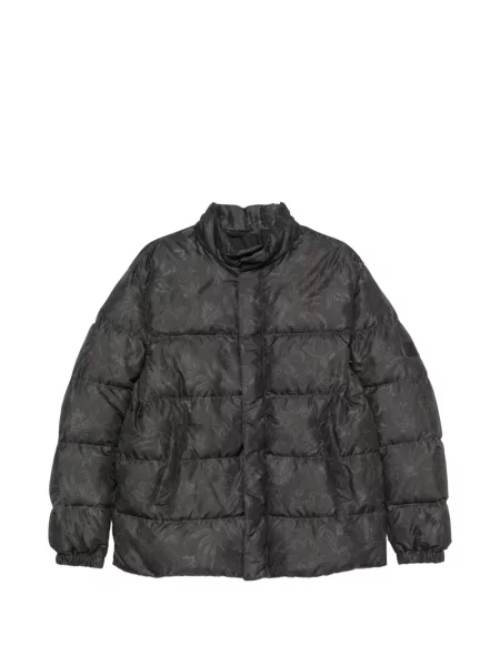 Geacă cu puf Etro cu imagine cu model paisley negru