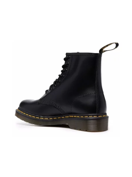 Botki Dr. Martens sznurowane skórzane czarne