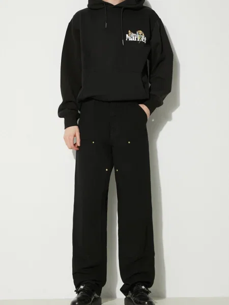 Carhartt WIP Pantaloni galben curry alb negru