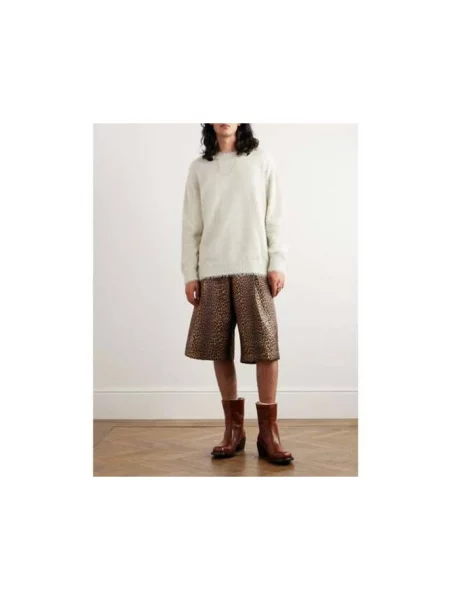 Sweter Dries Van Noten beżowy
