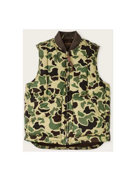 Woskowany kamizelka puchowa Filson