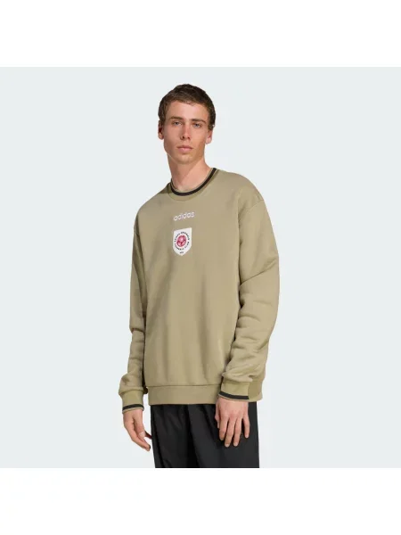 Bluza Badge Crewneck zielona