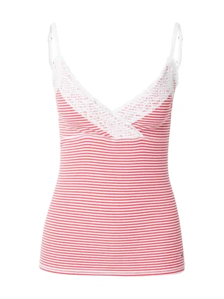 HOLLISTER Top roșu / lână alb