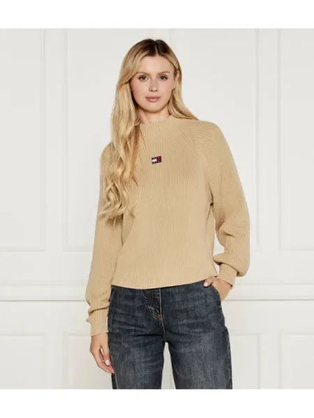 Szvetter Tommy Jeans bézs