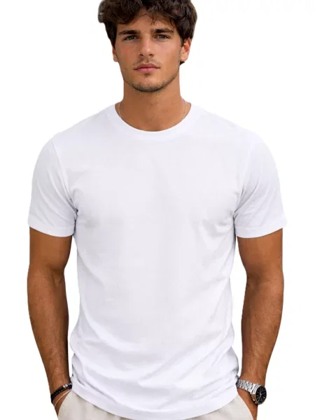Tricou J.style alb