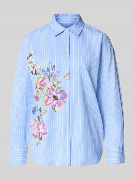 Bluzka koszulowa o kroju regular fit z kołnierzykiem typu kent Fynch-hatton