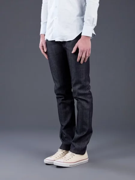 Blugi Naked And Famous albastru