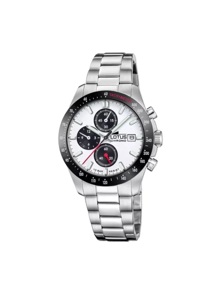 Lotus Analogové hodinky Chronograph Chrono' bílá