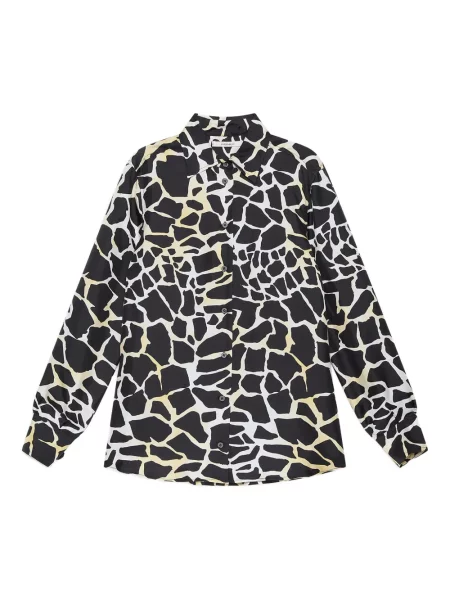 Cămașă Maliparmi cu imagine negru