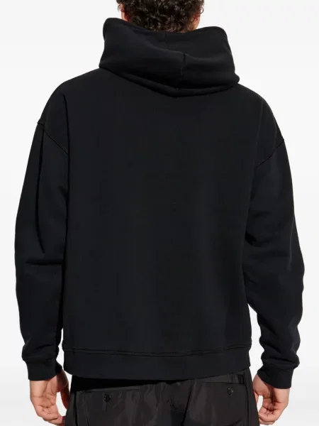 Hanorac cu glugă Dsquared2 cu imagine negru