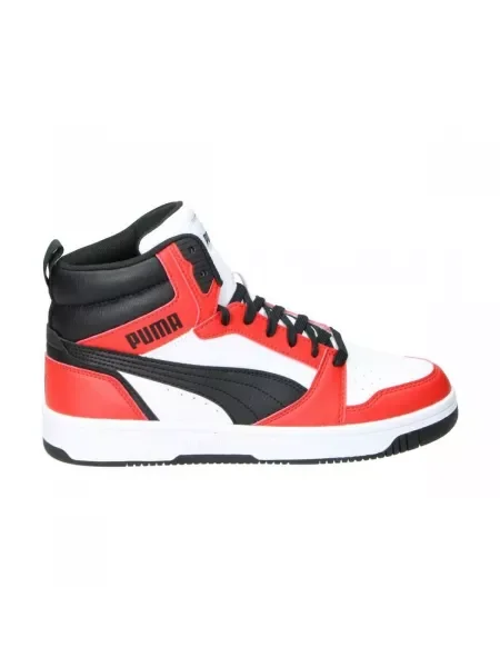Puma Sportcipő Rebound V6 Mid Jr 03 fehér