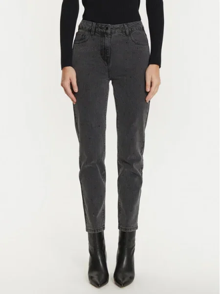 Morgan Blugi Straight Fit gri