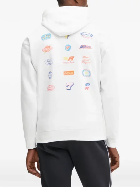 Hanorac cu glugă Under Armour alb