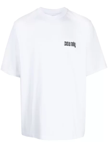 Μπλούζα Marcelo Burlon County Of Milan με σχέδιο λευκό