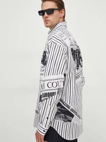 Koszula dżinsowa Versace Jeans Couture biała