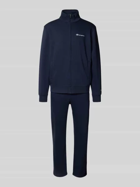Dres o kroju regular fit z nadrukiem z logo Champion granatowy
