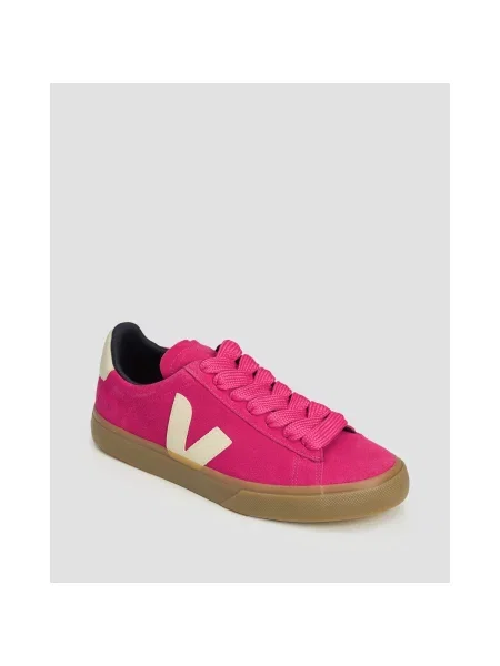 Dámske topánky VEJA Campo Bold Suede pink/stone/natural ružová