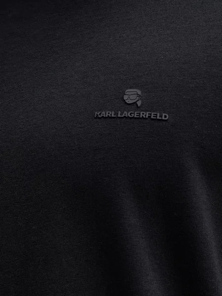 Футболка Karl Lagerfeld однотонна синій