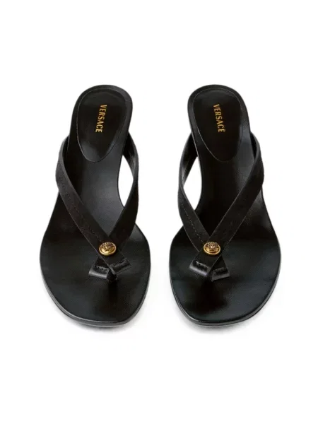 Klapki Versace czarne