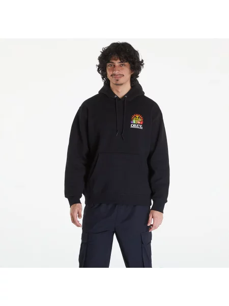 Bluza polarowa Obey polarowa czarna