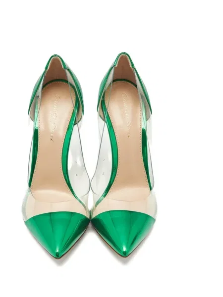 Pantofi cu toc Gianvito Rossi verde