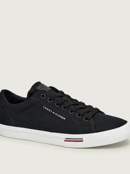 Teniszcipő Tommy Hilfiger Vulc Core Rwb Long Lace Cvs fekete