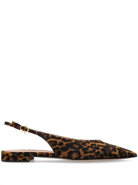 Sandale Gianvito Rossi cu imagine cu model leopard maro
