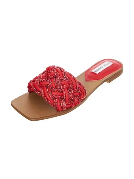 Klapki Steve Madden wsuwane czerwone
