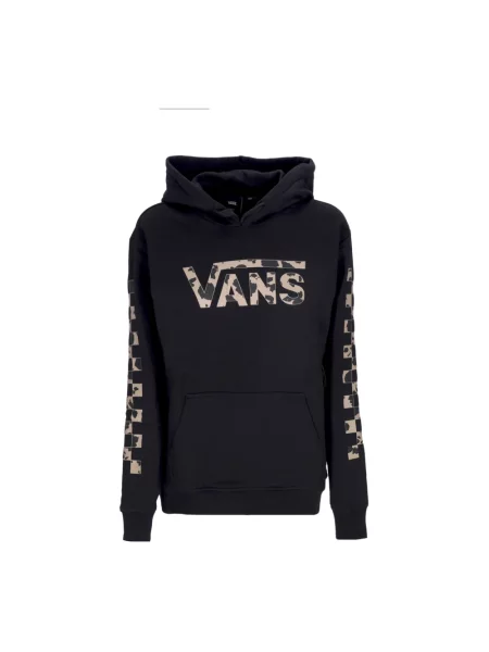 Bluza z kapturem Vans z nadrukiem czarna