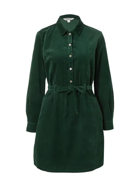ONLY Rochie tip bluză ONLNESSA închis verde