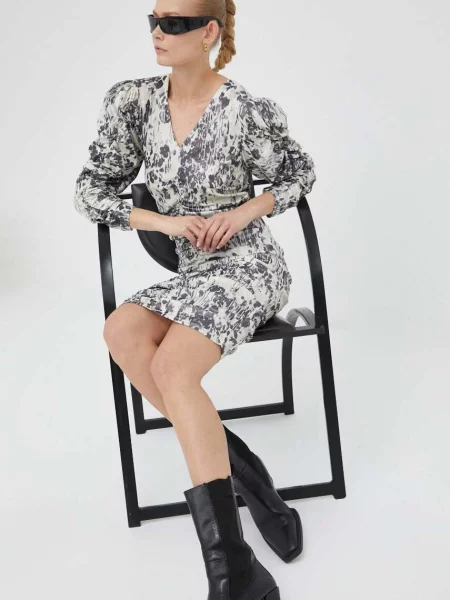 Šaty mini béžová