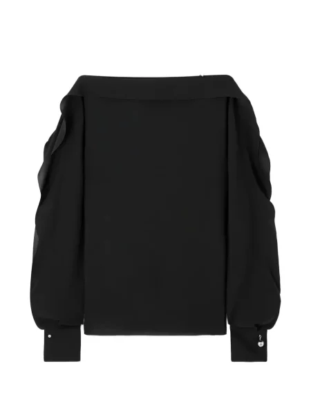 Hanorac Lanvin de cristal negru